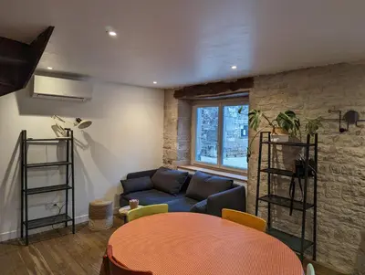 Coin salon dans l'établissement Maison de Bourg Cressensac