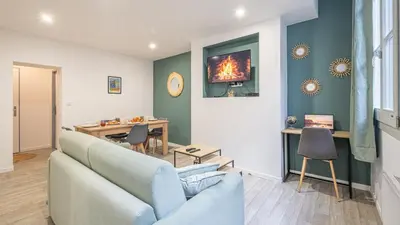 Coin salon dans l'établissement Le Vertuose - Welc'Home
