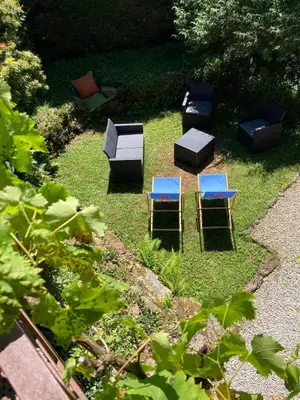 Jardin de l'établissement Gites les Tillets -Noyer