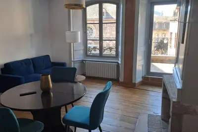 Coin salon dans l'établissement Chez germaine