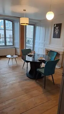 Coin salon dans l'établissement Chez germaine