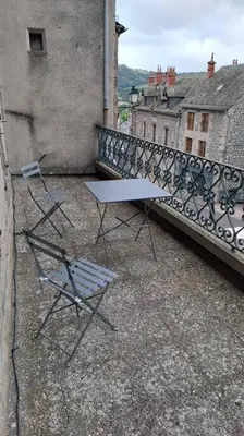 Balcon ou terrasse dans l'établissement Chez germaine