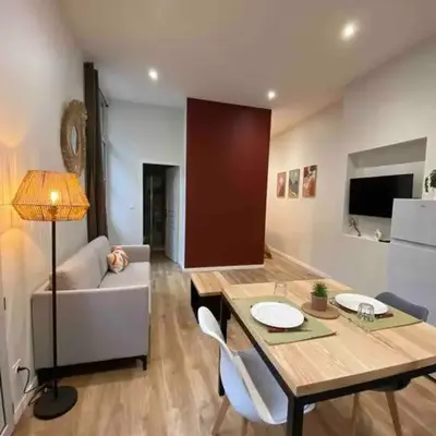 Logement entier-Clim-100%équipé-Hypercentre-Balcon