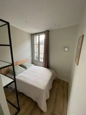Un ou plusieurs lits dans un hébergement de l'établissement Appartement hypercentre 100% équipé *Clim*