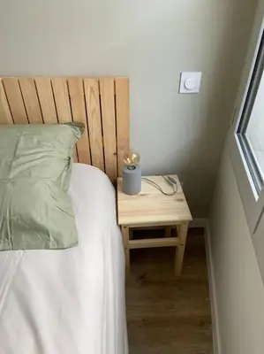Un ou plusieurs lits dans un hébergement de l'établissement Appartement hypercentre 100% équipé *Clim*