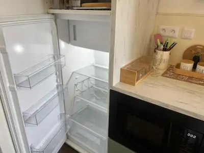 Cuisine ou kitchenette dans l'établissement Domaine de la Jasseix