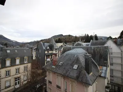 Vue générale sur la montagne ou vue sur la montagne depuis l'appartement