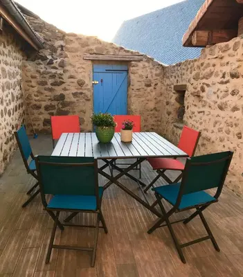 Terrasse ou espace extérieur de l'établissement Gîte Chez Pyero