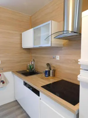 Cuisine ou kitchenette dans l'établissement Villa désirée