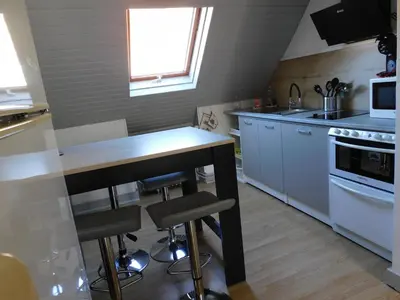 Cuisine ou kitchenette dans l'établissement Villa désirée
