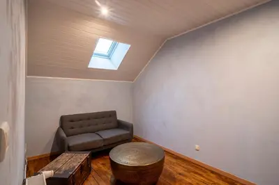 Coin salon dans l'établissement Gaillarde - Maison pour 8 avec grand jardin