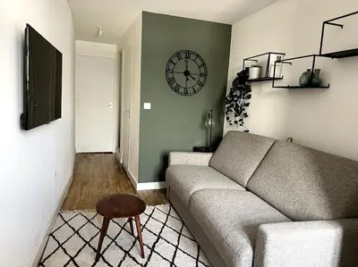 Coin salon dans l'établissement Superbe studio en hypercentre et rue piétonne - 3emeAdrienDubouché