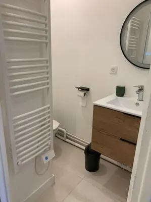 Salle de bains dans l'établissement Superbe studio en hypercentre et rue piétonne - 3emeAdrienDubouché