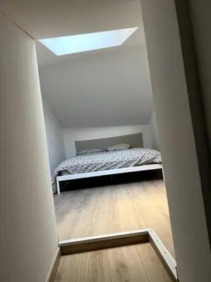 Un ou plusieurs lits dans un hébergement de l'établissement Superbe duplex hypercentre dans une rue piétonne