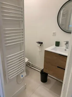 Salle de bains dans l'établissement Superbe duplex hypercentre dans une rue piétonne