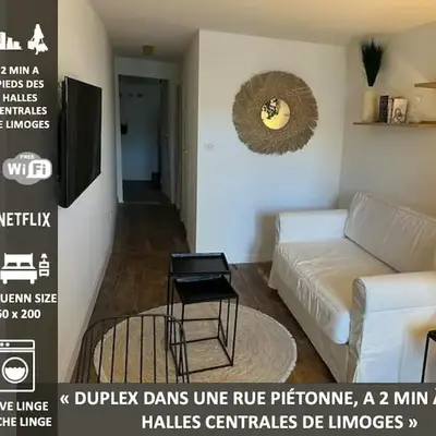 Superbe duplex hypercentre dans une rue piétonne