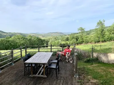 Paysage naturel près de la maison de vacances