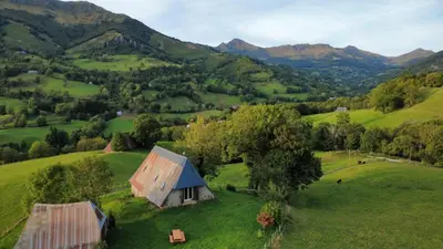 Paysage naturel près de la maison de vacances