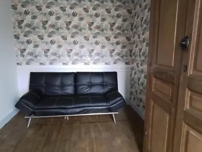 Coin salon dans l'établissement Grande maison 7 chambres