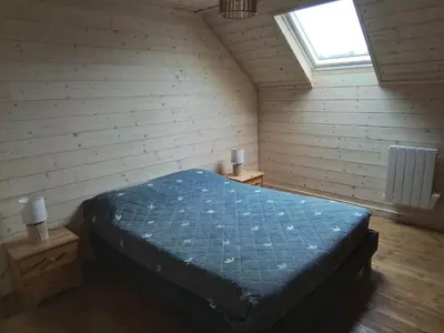 Un ou plusieurs lits dans un hébergement de l'établissement Grande maison 7 chambres