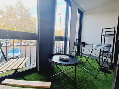 Balcon ou terrasse dans l'établissement Appartement 3 salles de bains 3 chambres 6 personnes