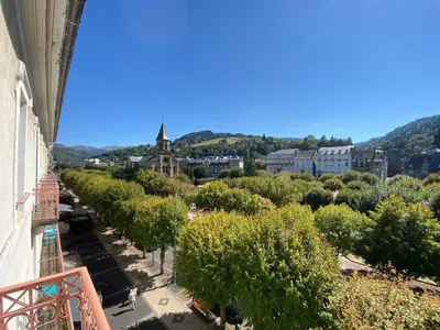 Vue générale sur la montagne ou vue sur la montagne depuis l'appartement