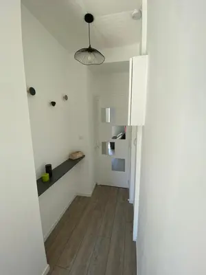 Cuisine ou kitchenette dans l'établissement Studio 17