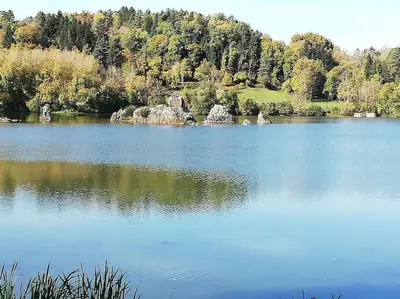 Paysage naturel près de le chalet