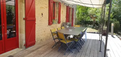 Plan de l'établissement Le Clos d'Ô Maison de charme La Salamandre avec sa piscine chauffée proche de Sarlat