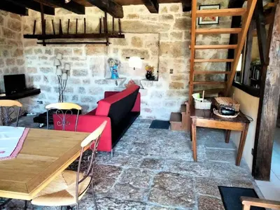 Coin salon dans l'établissement Gîte de France Gîte joulebois 3 épis - Gîte de France 4 personnes MAE-6444