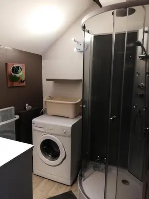 Salle de bains dans l'établissement Gîte de France Les figuiers 3 épis - Gîte de France 4 personnes MAE-6544