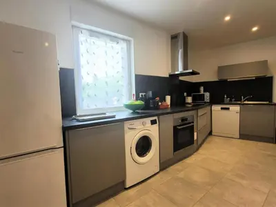 Cuisine ou kitchenette dans l'établissement Gîte de France Gite capucine 2 épis - Gîte de France 2 personnes MAE-6564