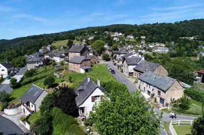 Vue générale sur la montagne ou vue sur la montagne depuis l'appartement