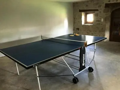 Tennis de table au sein de l'établissement Gîte de France à Saint-Exupéry-les-Roches 3 épis - Gîte de France 6 personnes MAE-9064 ou à proximité