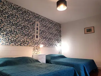 Un ou plusieurs lits dans un hébergement de l'établissement Gîte de France Gîte vallée de la sourdoire 3 épis - Gîte de France 6 personnes MAE-9184