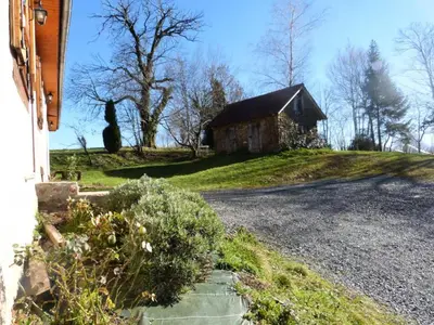 Jardin de l'établissement Gîte de France Villamonq 2 épis - Gîte de France 8 personnes MAE-9244