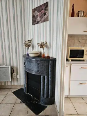 Cuisine ou kitchenette dans l'établissement Gîte de France Malapie 3 épis - Gîte de France 5 personnes MAE-9314