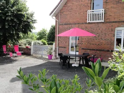 Jardin de l'établissement Gîte de France Gite de la tuilerie 3 épis - Gîte de France 3 personnes MAE-9394