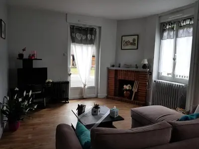 Télévision ou salle de divertissement dans l'établissement Gîte de France Gite de la tuilerie 3 épis - Gîte de France 3 personnes MAE-9394