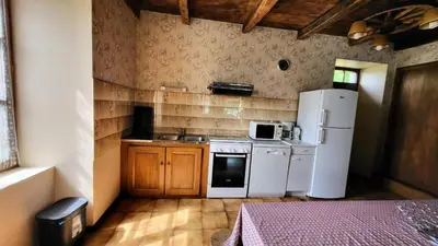 Cuisine ou kitchenette dans l'établissement Gîte de France Grand 2 épis - Gîte de France 6 personnes MAE-9454
