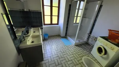 Salle de bains dans l'établissement Gîte de France Grand 2 épis - Gîte de France 6 personnes MAE-9454