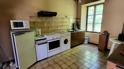 Cuisine ou kitchenette dans l'établissement Gîte de France Petit 2 épis - Gîte de France 4 personnes MAE-9634