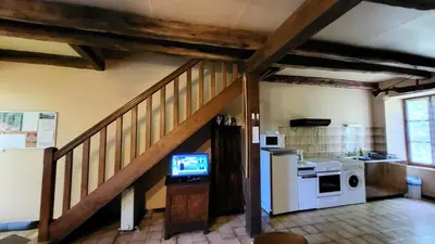 Cuisine ou kitchenette dans l'établissement Gîte de France Petit 2 épis - Gîte de France 4 personnes MAE-9634