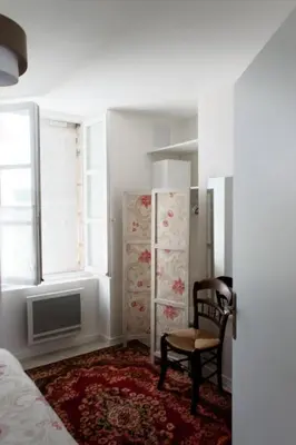 Un ou plusieurs lits dans un hébergement de l'établissement Gîte de France Fanfou 3 épis - Gîte de France 4 personnes MAE-9694