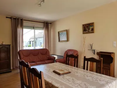 Coin salon dans l'établissement Gîte de France Le gaillard 3 épis - Gîte de France 4 personnes MAE-9794