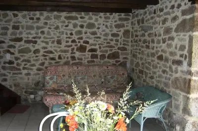 Coin salon dans l'établissement Gîte de France à Puy-d'Arnac 3 épis - Gîte de France 4 personnes MAE-9864