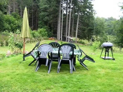 Jardin de l'établissement Gîte de France La barthèçoice 3 épis - Gîte de France 7 personnes MAE-0074