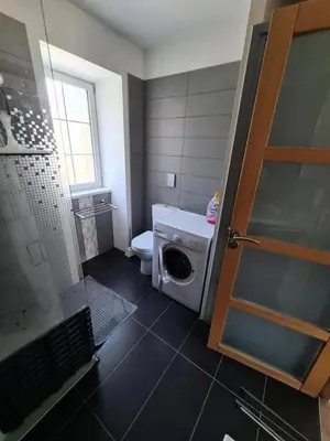 Salle de bains dans l'établissement Gîte de France Le chapelou 3 épis - Gîte de France 4 personnes MAE-0104
