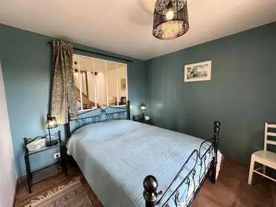 Un ou plusieurs lits dans un hébergement de l'établissement Gîte de France Gîte bel air 3 épis - Gîte de France 6 personnes MAE-0124