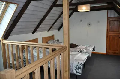 Un ou plusieurs lits dans un hébergement de l'établissement Gîte de France Le fournil de paulette et guy 4 épis - Gîte de France 6 personnes MAE-0154